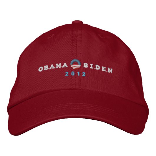 Brodée Obama 2012 Casquette brodé (Devant)