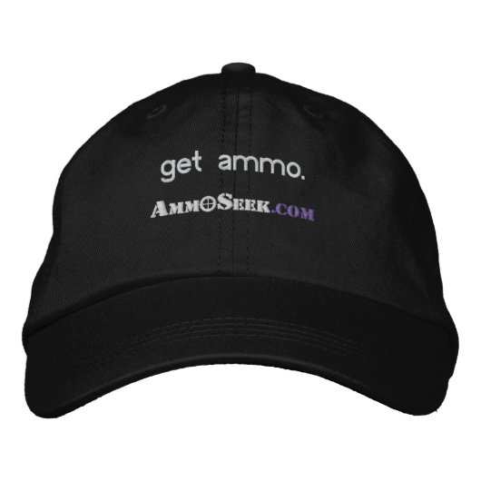 Brodée Obtenir Ammo AmmoSeek Logo Casquette (Devant)