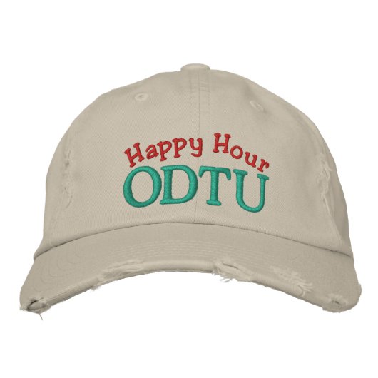 Brodée ODTU - Enseignants hors service Casquette syndical (Devant)
