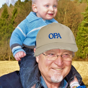 Brodée Opa - Grand-père allemand Casquette de baseball br