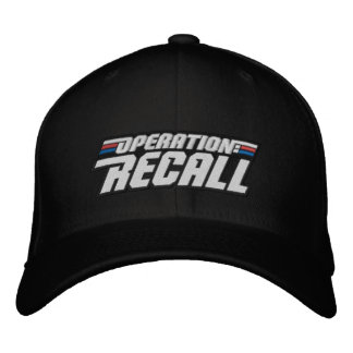 Brodée Opération : Rappeler le casquette du logo
