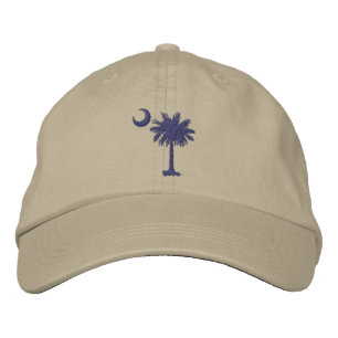 Brodée Palmetto brodé et Casquette de croissant (Drapeau