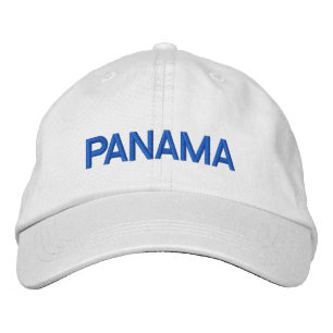 Brodée Panama Casquette ajustable personnalisé