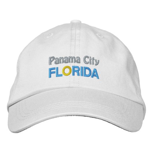 BRODÉE PANAMA CITY CASQUETTE (Devant)