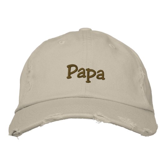 Brodée Papa Casquette brodé (Devant)