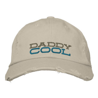 Brodée papa cool brodé chino en détresse casquette
