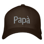 Brodée Papa Italien Papa brodé casquette (Devant)