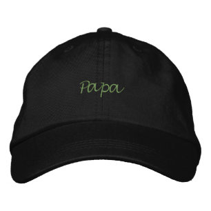 Brodée Papa Nom Imprimé Casquette Papa Élégant Couleur No