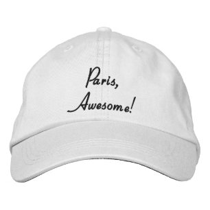 Brodée Paris, impressionnant ! Casquette réglable de