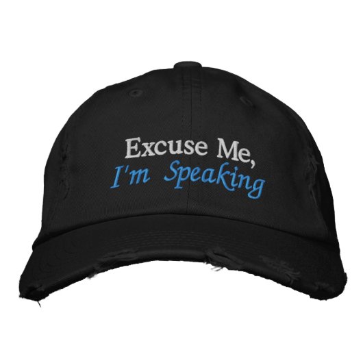 Brodée Parlez sur le Casquette (Devant)