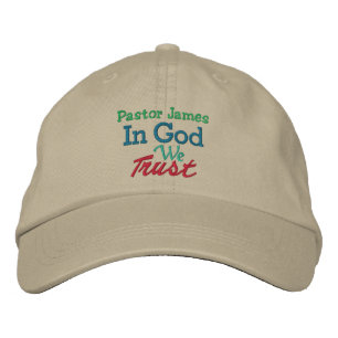 Brodée Pasteur / Prêtre Casquette - Modèle par SRF