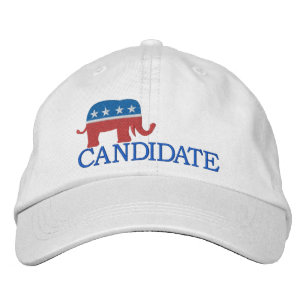 Brodée Patriotique républicain / Casquette électoral