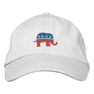 Brodée Patriotique républicain / Casquette électoral par