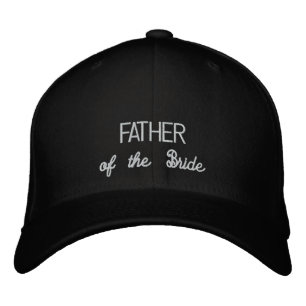 Brodée PÈRE de la casquette mariée