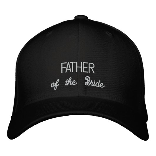 Brodée PÈRE de la casquette mariée (Devant)