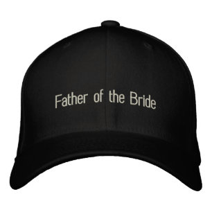Brodée Père du casquette de la mariée