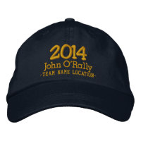 Personnaliser Casquette 2014 Votre nom Votre jeu