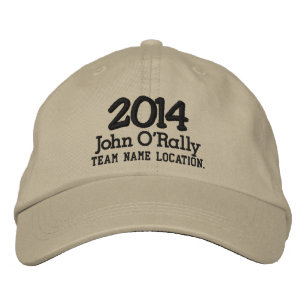 Brodée Personnaliser Casquette 2014 Votre nom Votre jeu