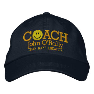 Brodée Personnalisez Coach Casquette Votre Nom Votre Jeu