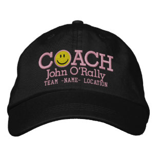 Brodée Personnalisez Coach Casquette Votre Nom Votre Jeu