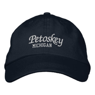 Brodée Petoskey Michigan Casquette de baseball brodé