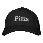 Brodée Pizza Casquette brodé (Devant)