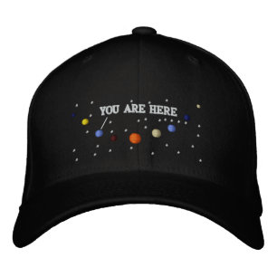 BRODÉE PLANÈTES - CASQUETTE