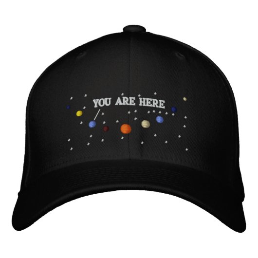 BRODÉE PLANÈTES - CASQUETTE (Devant)