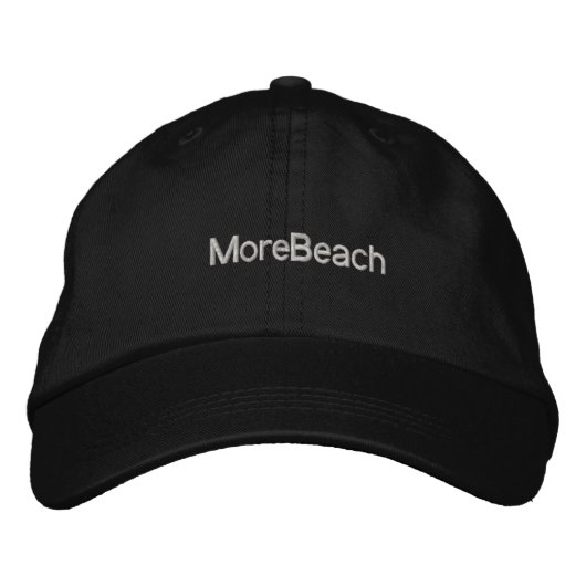 Brodée Plus de Casquette de plage (Devant)