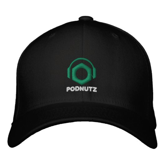 Brodée Podnutz Casquette brodé Big Logo (lettres blanches (Devant)