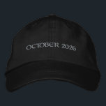 Brodée Présentation OCTOBRE 2026 Navy Casquette de camion<br><div class="desc">Mettez en valeur “OCTOBRE 2026” avec cette casquette de base réglable Navy Alternative Apparel, fabriquée avec une broderie de précision qui offre une apparence audacieuse et sophistiquée. La fermeture réglable universelle assure un confort tout au long de la journée, ce qui en fait un choix idéal pour les festivals d'automne,...</div>