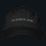 Brodée Présentation OCTOBRE 2026 Navy Casquette de camion<br><div class="desc">Mettez en valeur “OCTOBRE 2026” avec cette casquette de base réglable Navy Alternative Apparel, fabriquée avec une broderie de précision qui offre une apparence audacieuse et sophistiquée. La fermeture réglable universelle assure un confort tout au long de la journée, ce qui en fait un choix idéal pour les festivals d'automne,...</div>