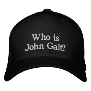 Brodée Qui est John Galt ? Casquette