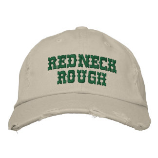 BRODÉE REDNECK ROUGH - CASQUETTE DE BASEBALL D'APERÇU DÉT