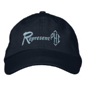 Brodée Représenter le Casquette PHI (Devant)