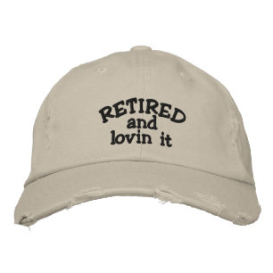 Brodée Retraité et l'aimer Casquette brodé