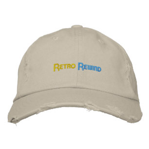 Brodée Retro Rewind Casquette de style désorganisé