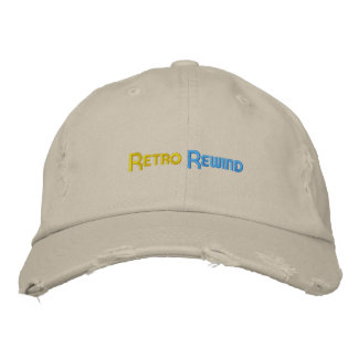 Brodée Retro Rewind Casquette de style désorganisé
