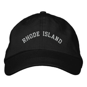 Brodée Rhode Island brodé Casquette réglable noir