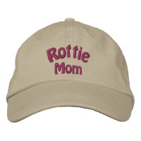 Rottie Mom Rottweiler Chien Casquette brodé