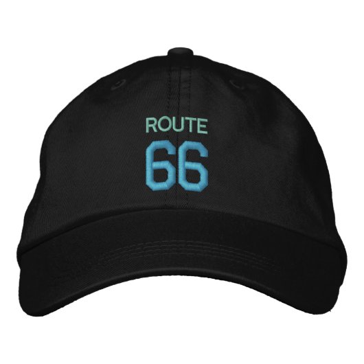 Brodée ROUTE 66 casquette (Devant)