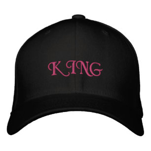 Brodée Royal King Basic Flexfit Casquette Laine-Noir Élég