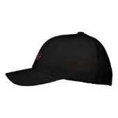 Brodée Royal King Basic Flexfit Casquette Laine-Noir Élég (Gauche)