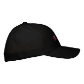 Brodée Royal King Basic Flexfit Casquette Laine-Noir Élég (Droite)