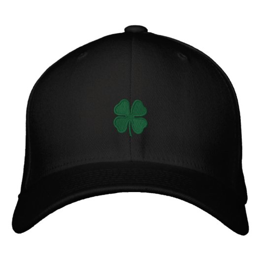 Brodée Saint Patrick's Day Broderie Clover Casquette masc (Devant)
