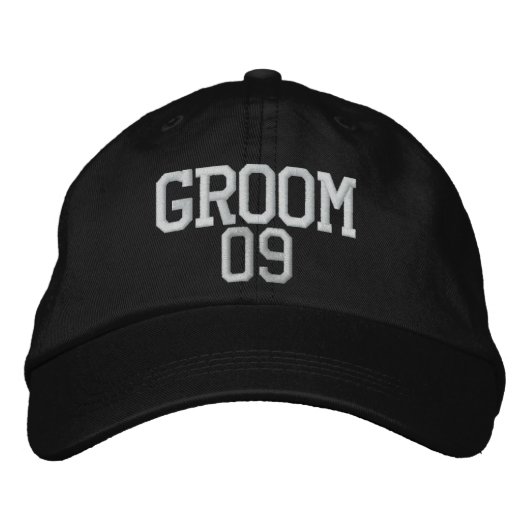 Brodée Salle : 09 Casquette Mariage personnalisable (Devant)