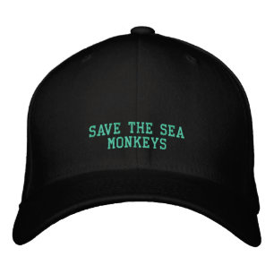 BRODÉE SAVE SEA MONKEYS - CASQUETTE