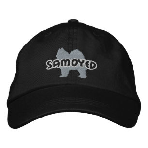 Brodée Silhouette Samoyed Casquette brodé