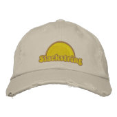 Brodée Slackstring Distressed Ball Casquette (Devant)