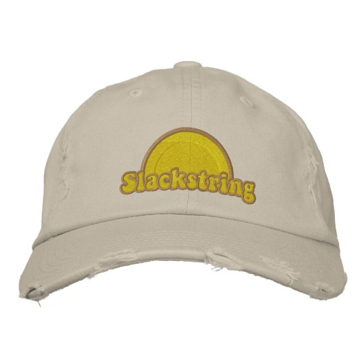 Brodée Slackstring Distressed Ball Casquette (Devant)